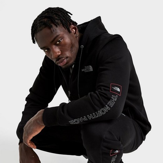 THE NORTH FACE BLUZA Z KAPTUREM OUTLINE FZ HD BLK ze sklepu JD Sports  w kategorii Bluzy męskie - zdjęcie 185715539