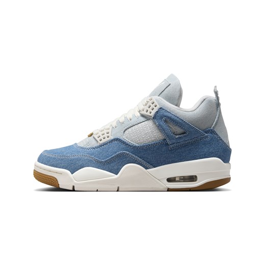 Buty damskie Air Jordan 4 Retro „Worn Blue” - Biel ze sklepu Nike poland w kategorii Buty sportowe damskie - zdjęcie 185716025