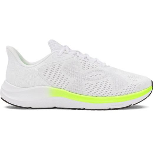 Meskie buty do biegania Under Armour UA Charged Pursuit 4 Big Logo - białe ze sklepu Sportstylestory.com w kategorii Buty sportowe męskie - zdjęcie 185716245