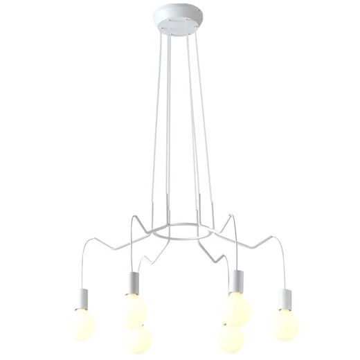 Nowoczesny żyrandol sześcioramienny - K145 K0-M70 ze sklepu Edinos.pl w kategorii Lampy wiszące - zdjęcie 185717038