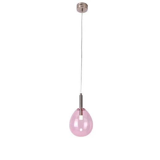 Różowa lampa wiszaca w nowoczesnym stylu - H9-W21 Lumes Edinos.pl