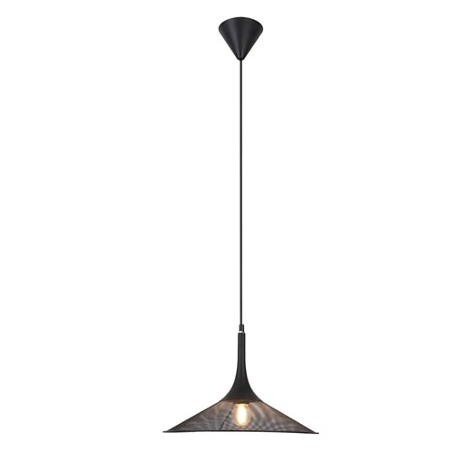 Czarna metalowa lampa wisząca w stylu loft - L2-R31 ze sklepu Edinos.pl w kategorii Lampy wiszące - zdjęcie 185718216