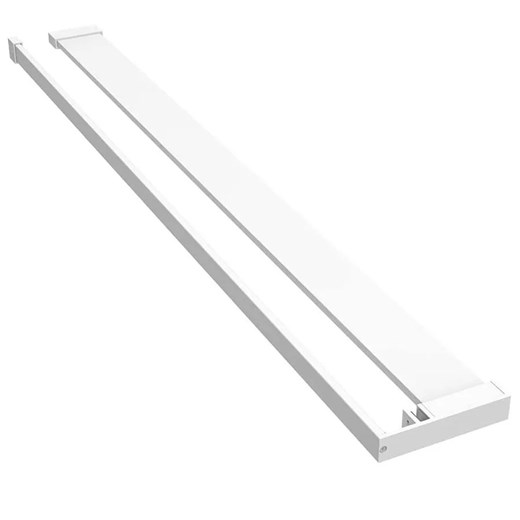 Biała półka do kabiny prysznicowej 115 cm R7-E15 ze sklepu Edinos.pl w kategorii Półki - zdjęcie 185718579