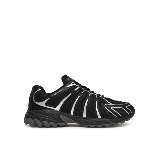 Tommy Jeans Sneakersy Tjm Outdoor Runner Tech. EM0EM01640 Czarny ze sklepu MODIVO w kategorii Buty sportowe męskie - zdjęcie 185719986