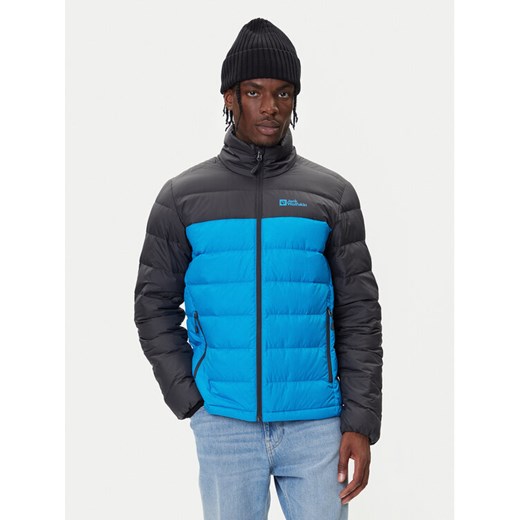 Jack Wolfskin Kurtka puchowa Ather Down 1207681 Niebieski Regular Fit ze sklepu MODIVO w kategorii Kurtki męskie - zdjęcie 185719999
