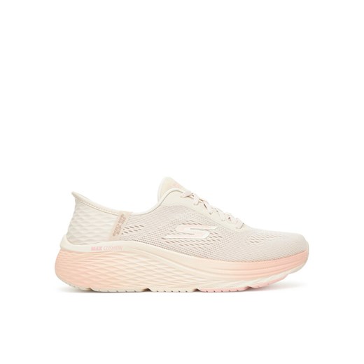 Skechers Buty do biegania Max Cushioning Elite 2.0 129626/NTPK Beżowy ze sklepu MODIVO w kategorii Buty sportowe damskie - zdjęcie 185720047