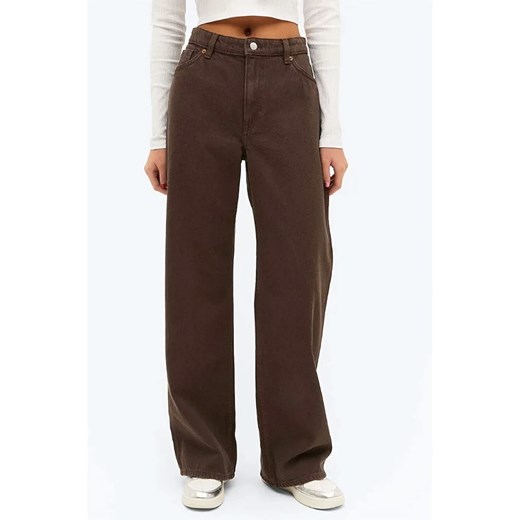 Monki Dżinsy - Comfort fit - w kolorze brązowym Monki W24 Limango Polska okazja