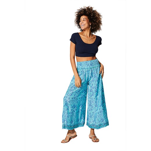 Aller Simplement Kuloty w kolorze błękitnym ze sklepu Limango Polska w kategorii Spodnie damskie - zdjęcie 185722825