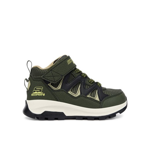 Trzewiki Skechers Storm Blazer 406377L OLBK Khaki ze sklepu eobuwie.pl w kategorii Buty zimowe dziecięce - zdjęcie 185722936