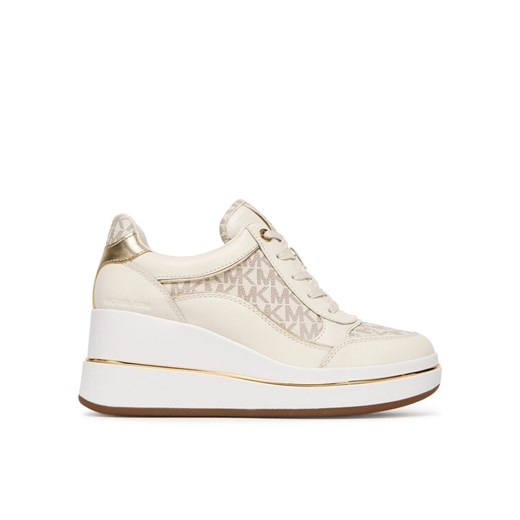 Sneakersy MICHAEL Michael Kors Emmy 43F5EMFS2L Beżowy ze sklepu eobuwie.pl w kategorii Buty sportowe damskie - zdjęcie 185723037
