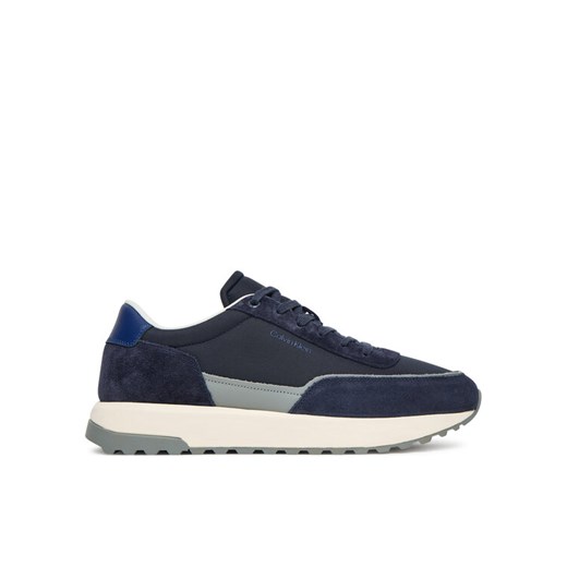 Sneakersy Calvin Klein Low Top Lace Up Repreve Mix HM0HM01714 Granatowy ze sklepu eobuwie.pl w kategorii Buty sportowe męskie - zdjęcie 185723045