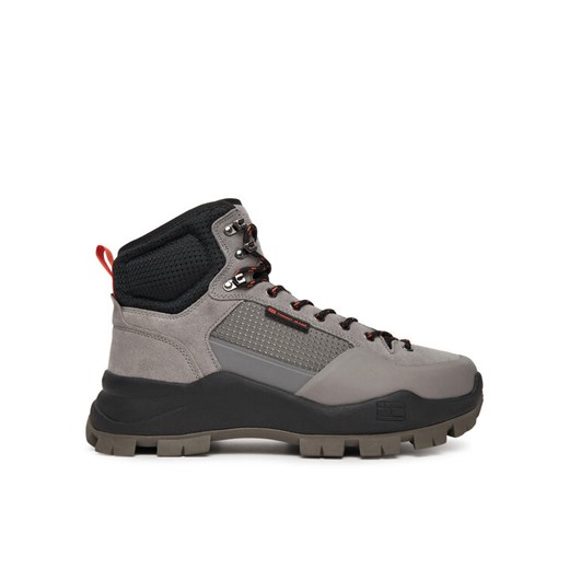 Trekkingi Tommy Jeans Tjm Hybrid Boot EM0EM01633 Szary ze sklepu eobuwie.pl w kategorii Buty trekkingowe męskie - zdjęcie 185723058
