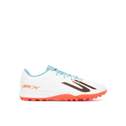 Buty do piłki nożnej Skechers Club Tf 252134 WTQP Biały ze sklepu eobuwie.pl w kategorii Buty sportowe męskie - zdjęcie 185723066