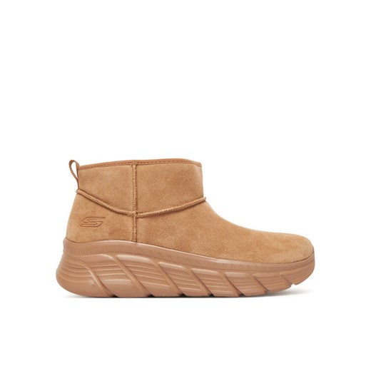 Śniegowce Skechers Bobs B Flex Hi 117390/CSNT Brązowy ze sklepu eobuwie.pl w kategorii Śniegowce damskie - zdjęcie 185723087