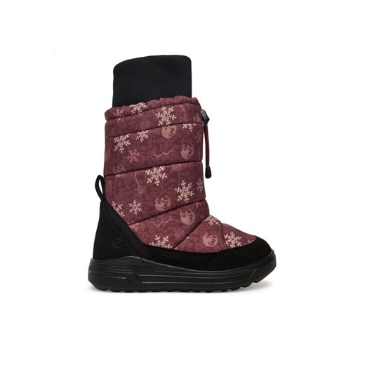 Śniegowce ECCO Urban Snowboarder 722372 Bordowy ze sklepu eobuwie.pl w kategorii Buty zimowe dziecięce - zdjęcie 185723099