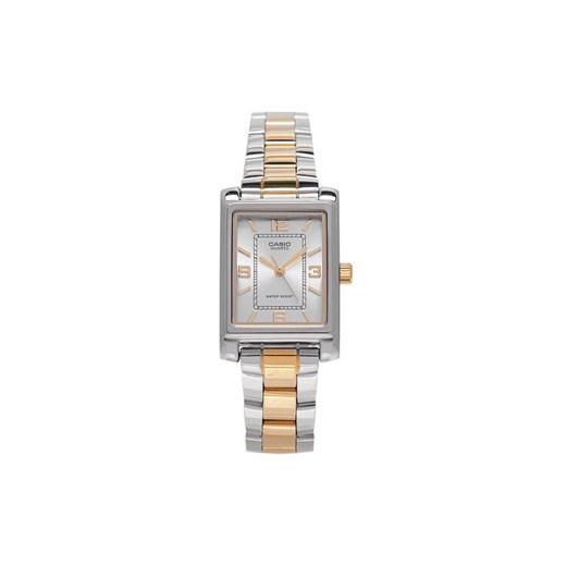 Casio Zegarek LTP-1234PSG-7AEG Srebrny ze sklepu MODIVO w kategorii Zegarki - zdjęcie 185724107