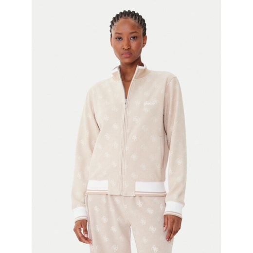 Guess Bluza V5BQ01 K1902 Brązowy Regular Fit ze sklepu MODIVO w kategorii Bluzy damskie - zdjęcie 185724128