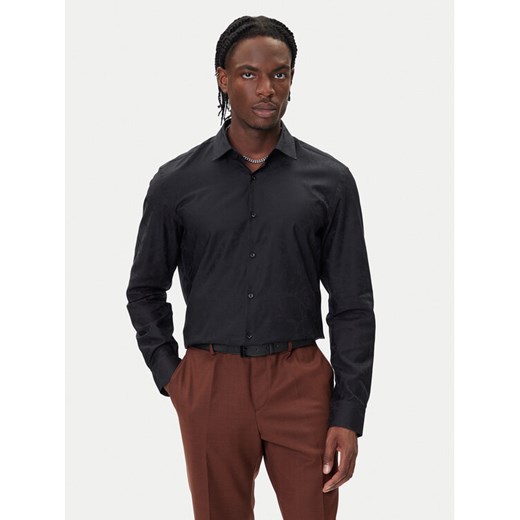 HUGO Koszula Kenno 50500965 Czarny Slim Fit ze sklepu MODIVO w kategorii Koszule męskie - zdjęcie 185724139