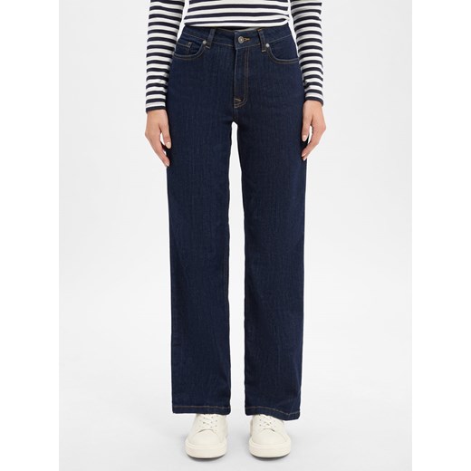 More & More Dżinsy Kobiety Bawełna granatowy jednolity ze sklepu vangraaf w kategorii Jeansy damskie - zdjęcie 185724767