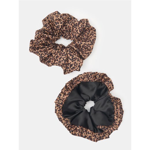 Sinsay - Gumka do włosów ze wzorem panterki 2 pack - wielobarwny ze sklepu Sinsay w kategorii Dom - zdjęcie 185725455