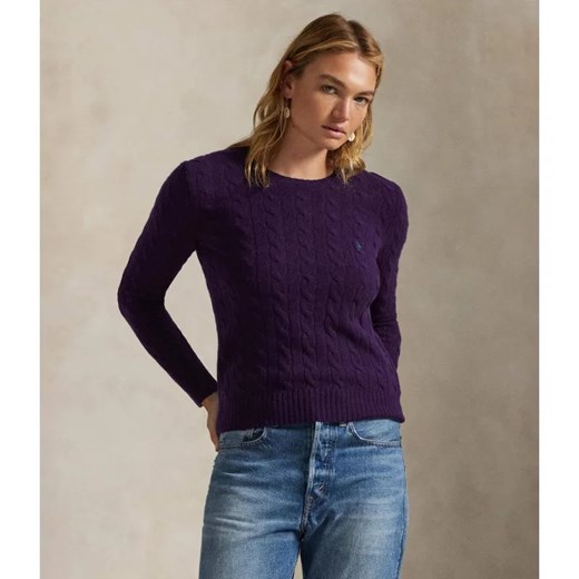 POLO RALPH LAUREN Wełniany sweter JULIANNA | Regular Fit | z dodatkiem kaszmiru ze sklepu Gomez Fashion Store w kategorii Swetry damskie - zdjęcie 185726497