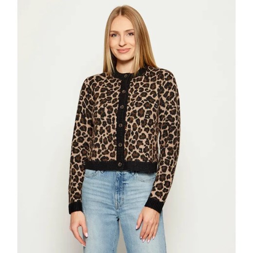 Tommy Jeans Kardigan | Relaxed fit | z dodatkiem wełny ze sklepu Gomez Fashion Store w kategorii Swetry damskie - zdjęcie 185726557