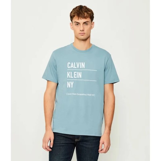 Calvin Klein Jeans T-shirt | Regular Fit ze sklepu Gomez Fashion Store w kategorii T-shirty męskie - zdjęcie 185726585
