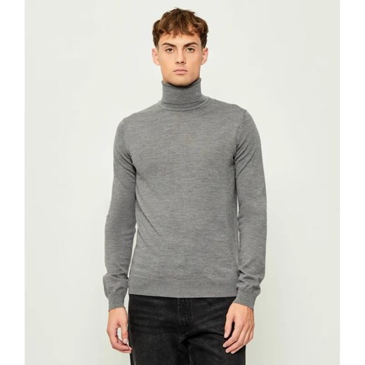 HUGO Wełniany golf San Thomas | Regular Fit ze sklepu Gomez Fashion Store w kategorii Swetry męskie - zdjęcie 185726606