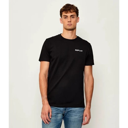 Replay T-shirt | Regular Fit ze sklepu Gomez Fashion Store w kategorii T-shirty męskie - zdjęcie 185726608