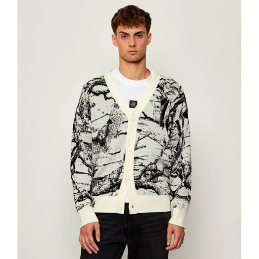 HUGO Kardigan Servot | Oversize fit | z dodatkiem wełny ze sklepu Gomez Fashion Store w kategorii Swetry męskie - zdjęcie 185726615