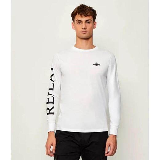 Replay Longsleeve | Regular Fit ze sklepu Gomez Fashion Store w kategorii T-shirty męskie - zdjęcie 185726635