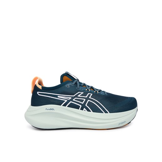 Asics Buty do biegania Gel-Nimbus 27 Tr 1011C136 Zielony ze sklepu MODIVO w kategorii Buty sportowe męskie - zdjęcie 185731016