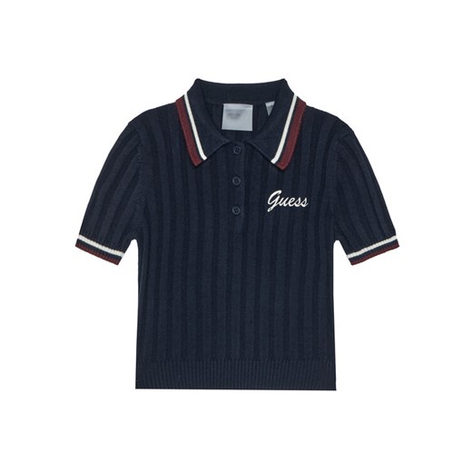 Guess Polo J5BP01 Z1152 Granatowy Regular Fit ze sklepu MODIVO w kategorii T-shirty chłopięce - zdjęcie 185731045