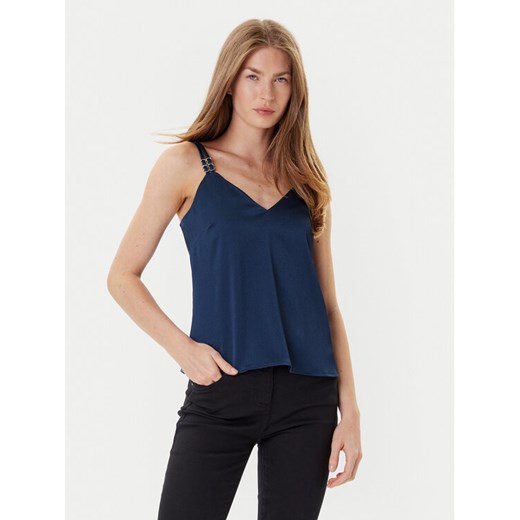 Morgan Top 242-OLAFI Niebieski Slim Fit ze sklepu MODIVO w kategorii Bluzki damskie - zdjęcie 185731106