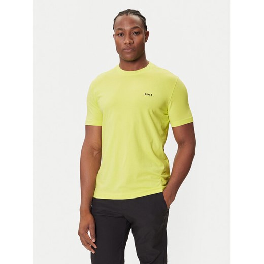 BOSS T-Shirt 50506373 Zielony Regular Fit ze sklepu MODIVO w kategorii T-shirty męskie - zdjęcie 185731129