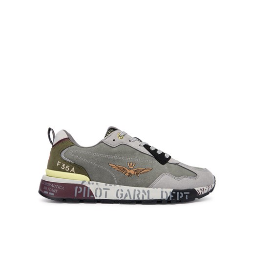 Aeronautica Militare Sneakersy 252SC0276UCT03380 Szary ze sklepu MODIVO w kategorii Buty sportowe męskie - zdjęcie 185731135
