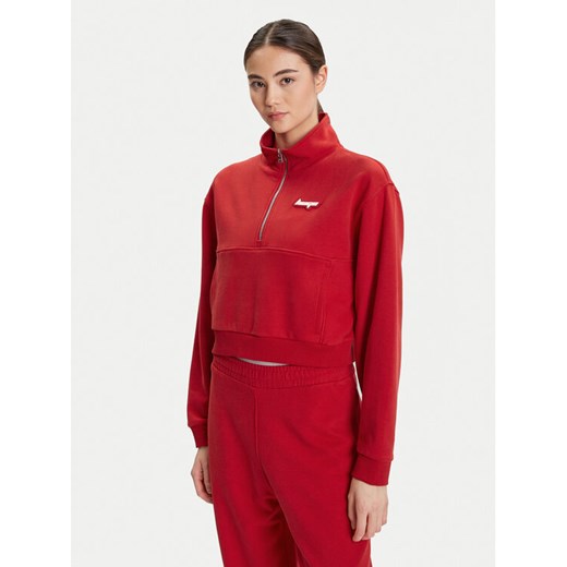 HUGO Bluza Dorata_B 50542972 Czerwony Loose Fit ze sklepu MODIVO w kategorii Bluzy damskie - zdjęcie 185731136