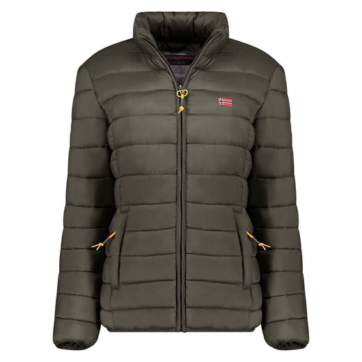 Geographical Norway Kurtka pikowana &quot;Atikolor&quot; w kolorze khaki ze sklepu Limango Polska w kategorii Kurtki damskie - zdjęcie 185733229