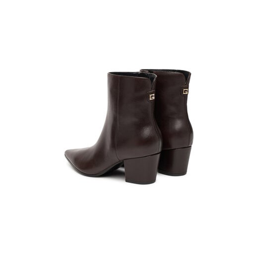 Botki Guess FLFHAL LEA10 Brązowy Guess 40 eobuwie.pl