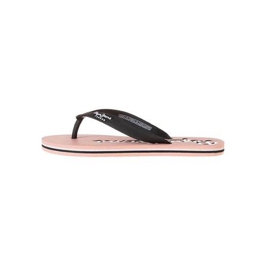 Pepe Jeans FOOTWEAR Japonki w kolorze czarnym ze sklepu Limango Polska w kategorii Klapki damskie - zdjęcie 185734209