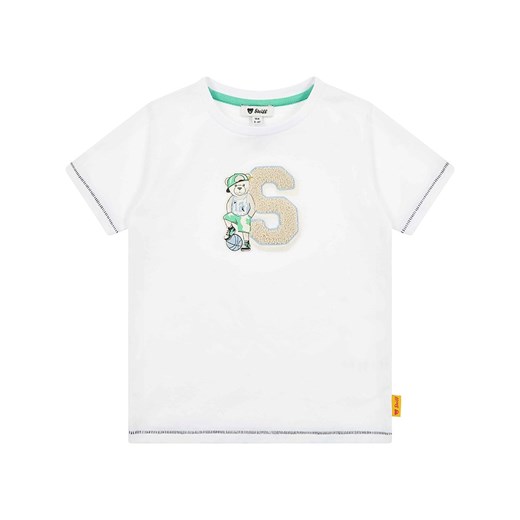 Steiff Koszulka w kolorze białym ze sklepu Limango Polska w kategorii T-shirty chłopięce - zdjęcie 185734507
