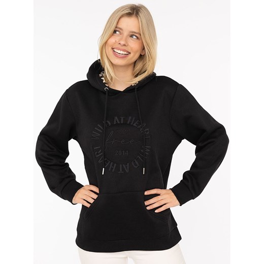 Zwillingsherz Bluza "Wild at heart" w kolorze czarnym Zwillingsherz S/M okazyjna cena Limango Polska