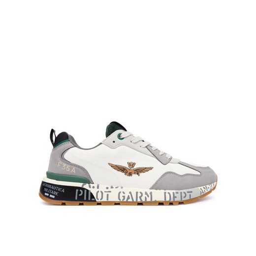 Sneakersy Aeronautica Militare 252SC0276UCT03380 Biały ze sklepu eobuwie.pl w kategorii Buty sportowe męskie - zdjęcie 185734685