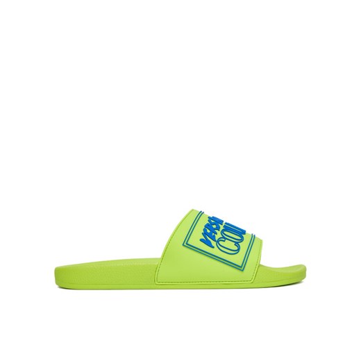 Klapki Versace Jeans Couture 78YA3SQ3 Zielony ze sklepu eobuwie.pl w kategorii Klapki męskie - zdjęcie 185734695