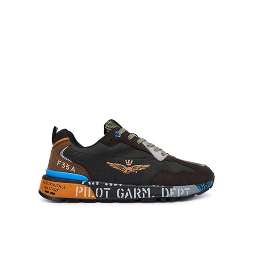 Sneakersy Aeronautica Militare 252SC0276UCT03380 Czarny ze sklepu eobuwie.pl w kategorii Buty sportowe męskie - zdjęcie 185734707