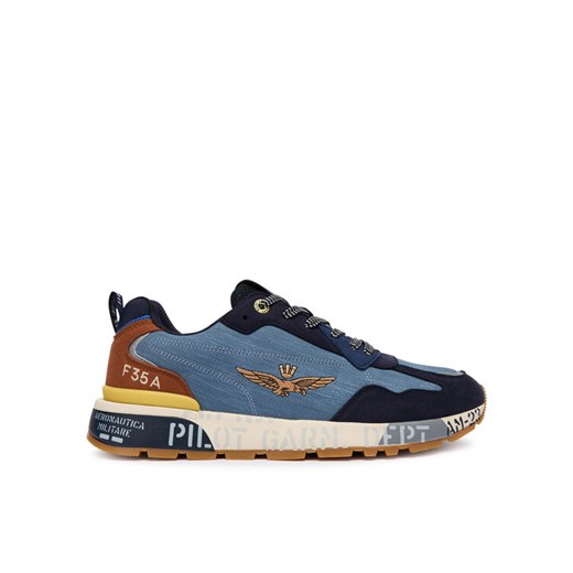 Sneakersy Aeronautica Militare 252SC0276UCT03380 Granatowy ze sklepu eobuwie.pl w kategorii Buty sportowe męskie - zdjęcie 185734729