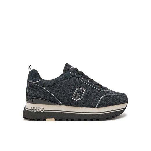 Sneakersy Liu Jo Maxi Wonder 71 BF4003 PX195 Czarny ze sklepu eobuwie.pl w kategorii Buty sportowe damskie - zdjęcie 185734765