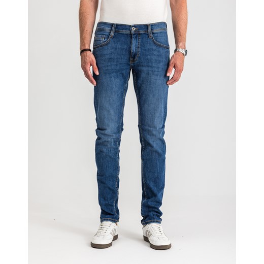 Męskie Spodnie Jeansowe Mustang Style Oregon Tapered Denim Blue 1017123 5000 782 ze sklepu YouNeedit.pl w kategorii Jeansy męskie - zdjęcie 185735918