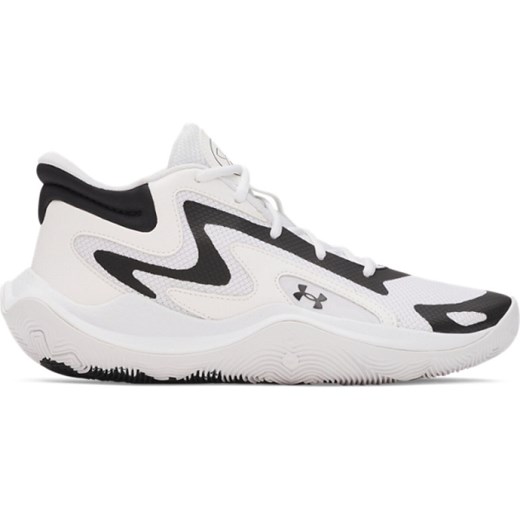 Buty do koszykówki uniseks Under Armour UA JET \'25 - białe ze sklepu Sportstylestory.com w kategorii Buty sportowe męskie - zdjęcie 185736716