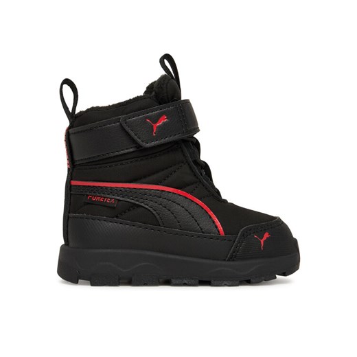 Śniegowce Puma Evolve Boot Puretex Ac+Inf 392650 06 Czarny ze sklepu eobuwie.pl w kategorii Buty zimowe dziecięce - zdjęcie 185736926